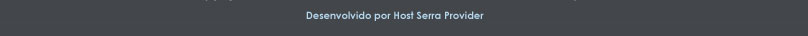 Desenvolvido por Host Serra Provider